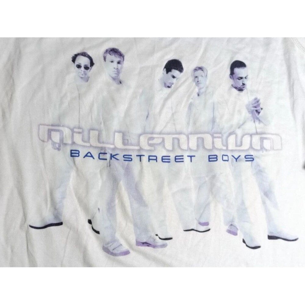 NWT Backstreet Boys Millennium Women's Size XS Tank Top - Cream Color